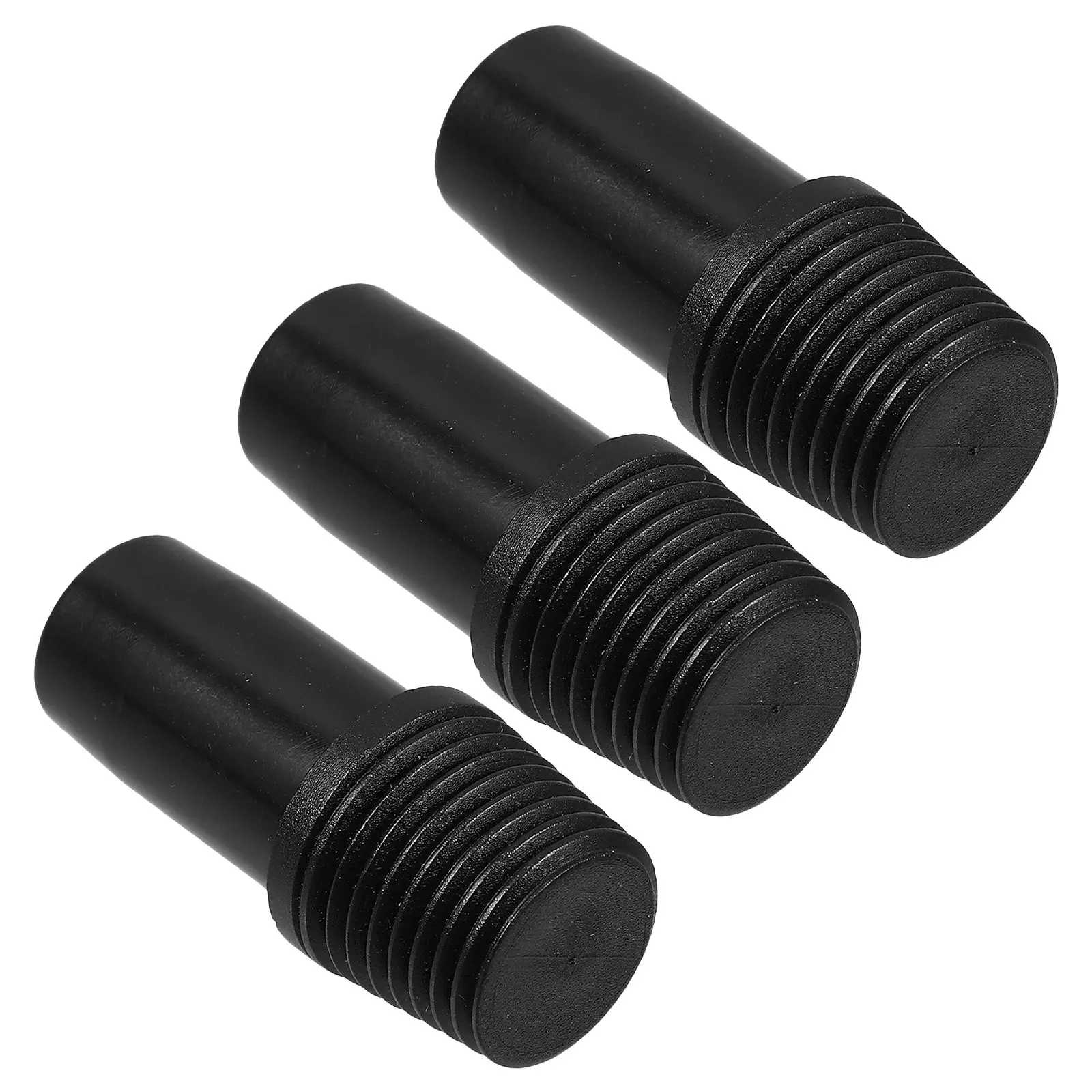 

3Pcs Robust German Style Threaded Extension Tips Compatible with Mop Pole Paint Rod Squeegee Handle Broom Adapter Outdoor Indoor