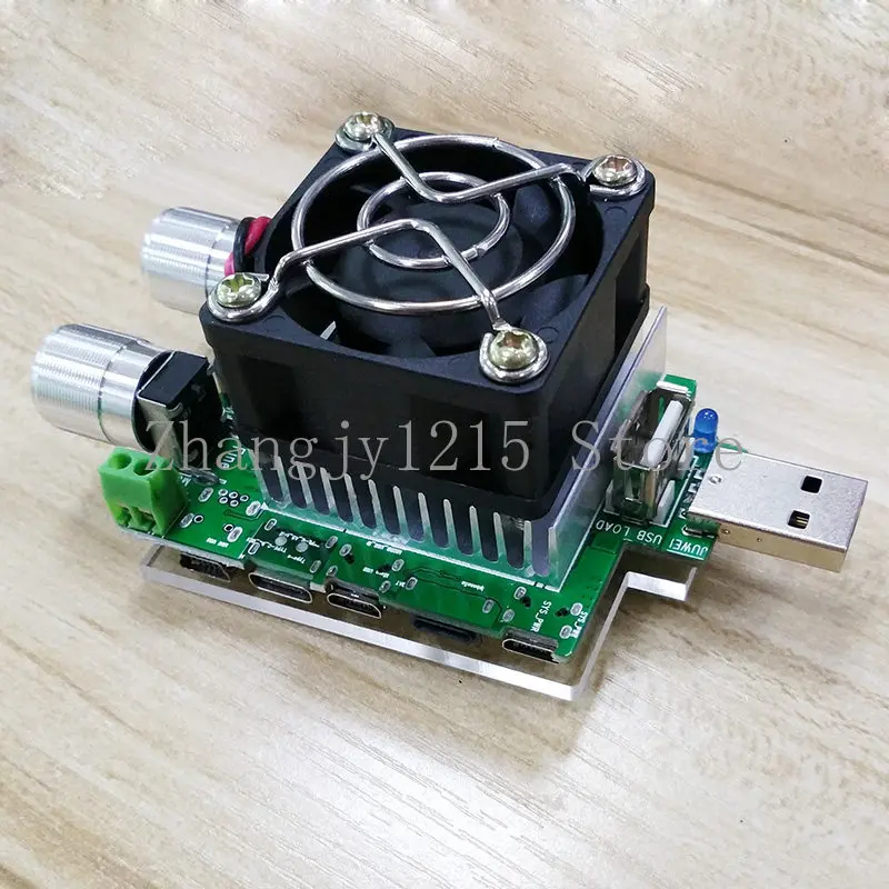 USB intelligent adjustable constant current electronic load king mobile power inspection tester line aging discharger