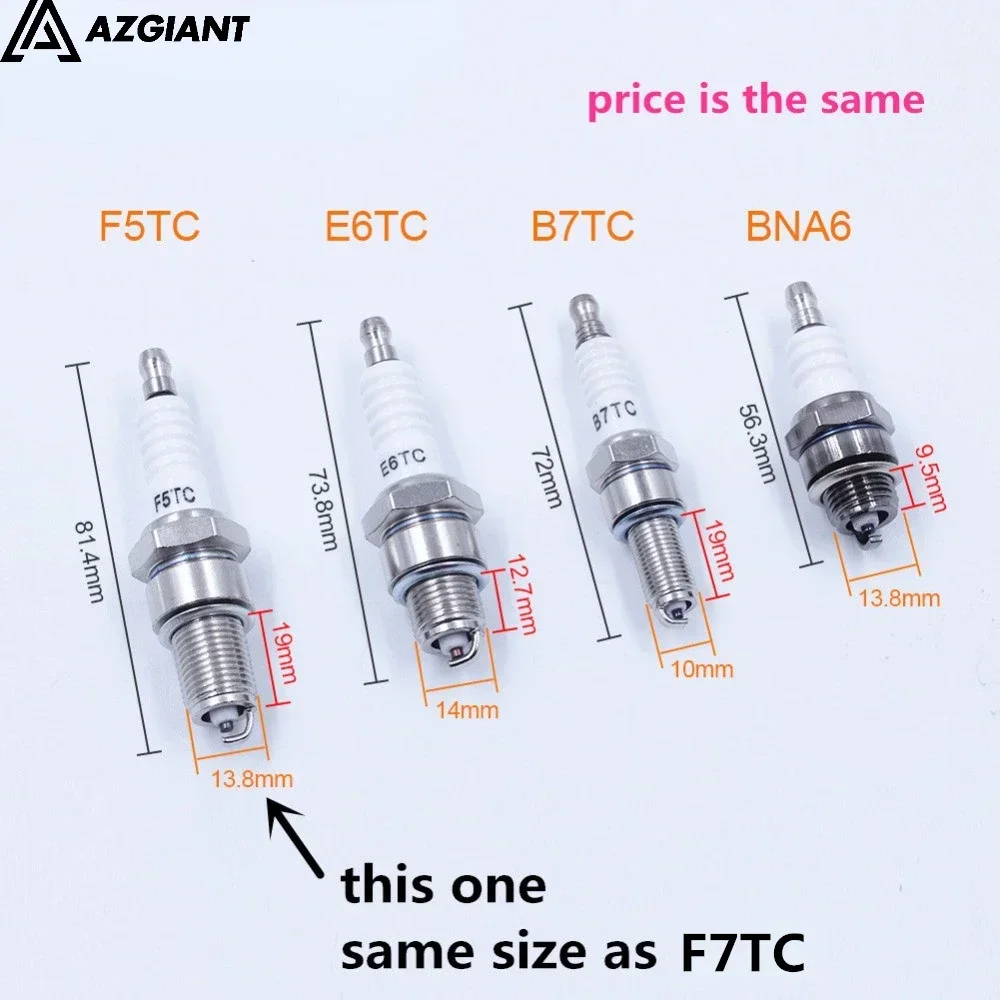 F7TC/F5TC Spark Plug For Honda GX120 GX160 GX200 GX240 GX270 GX340 GX390 Generator motorcycle