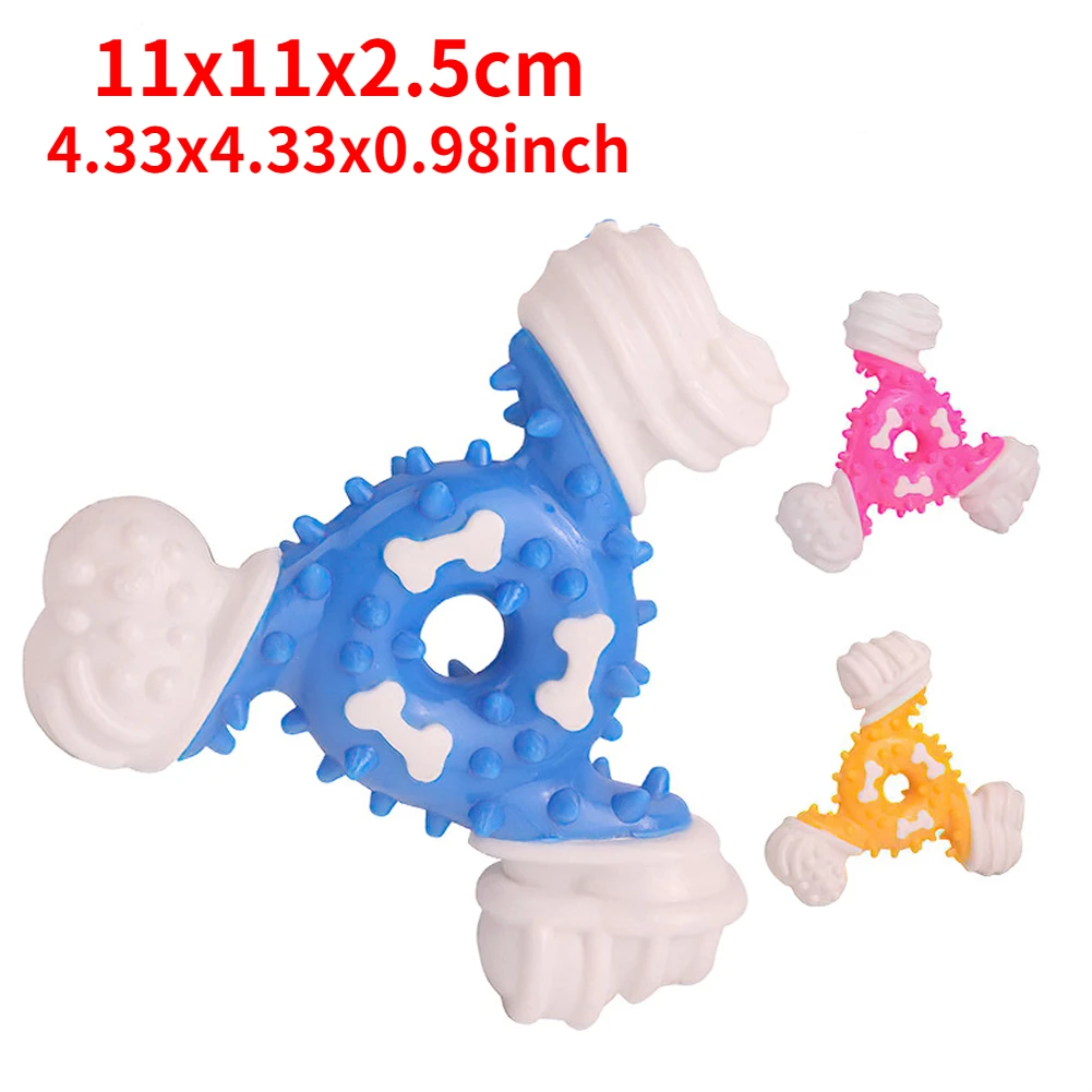 Indestructible Pet Toy Resistance To Bite Dog Toy Puppy Teeth Cleaning Chew Training Toys Dental Care Dogs Molar Interactive Toy