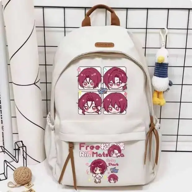 

Anime Rin Matsuoka High☆Speed Schoolbag Backpack High-Capacity Shoulder Bag Cosplay Student Teenager Gift B1829 Anime