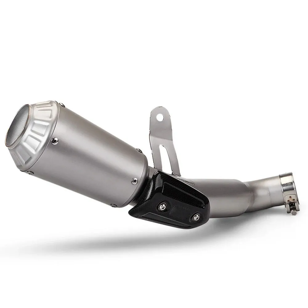 لهوندا CBR1000RR 2008-16 العادم منتصف وصلة الأنابيب الكربون الخمار الانزلاق على نظام أنظمة العادم أنابيب العادم