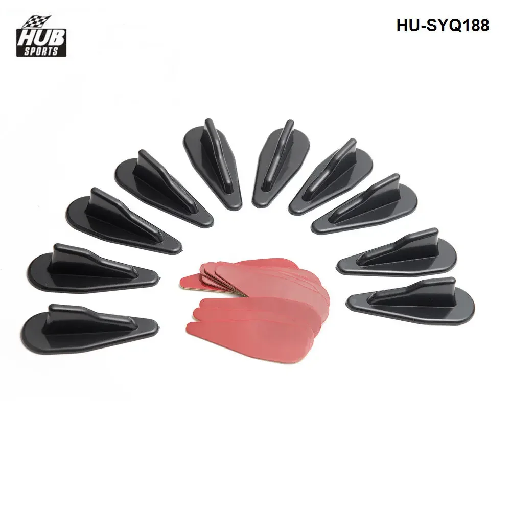 10pcs/lot Bumper Diffuser windshield Roof Spoiler Vortex Generator for Nissan Infinit HU-SYQ188