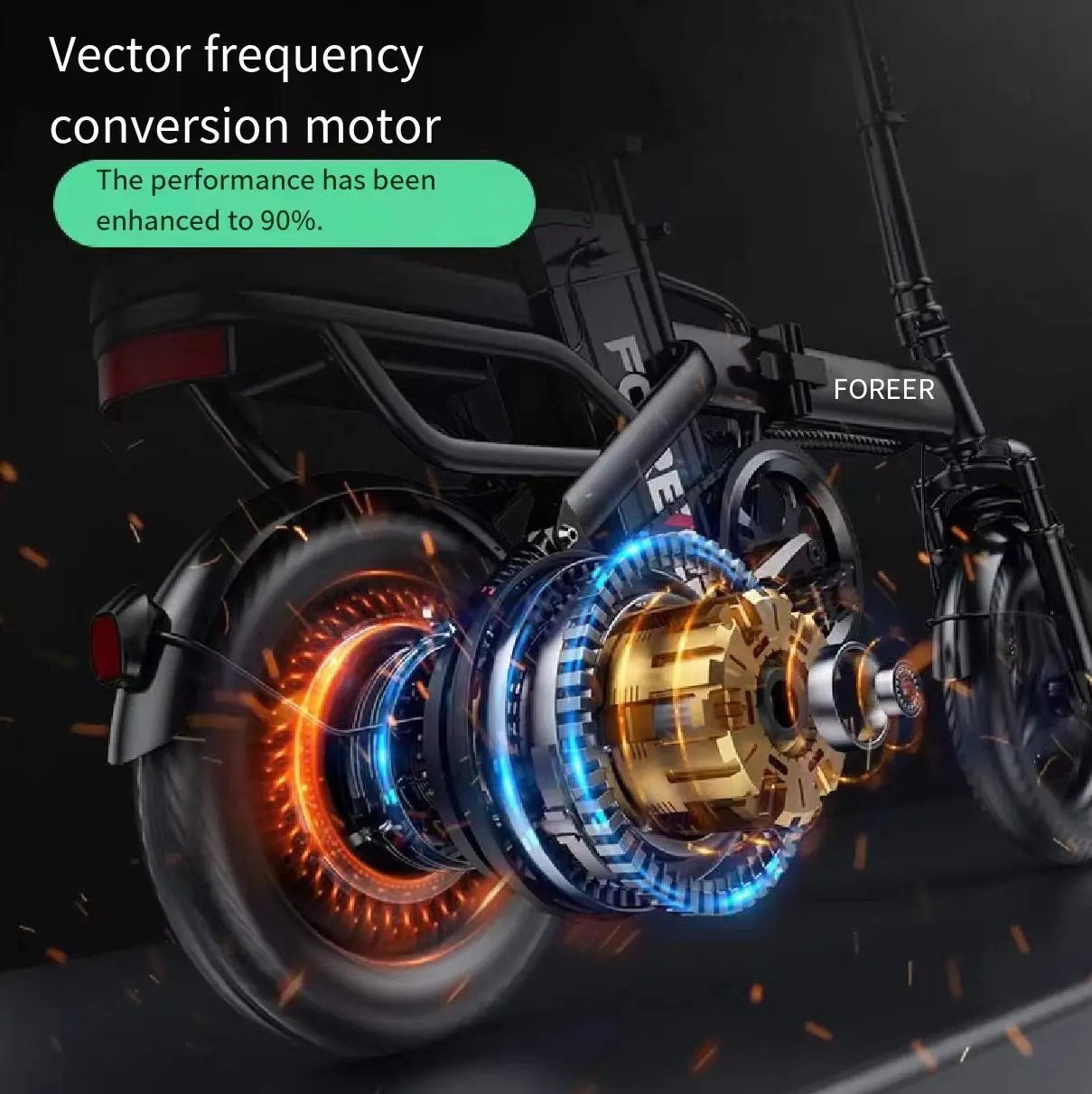 Vélo électrique pliant Permanent, véhicule électrique à pilote designé de petite taille, nouveau Standard National, électrique Ultra-léger