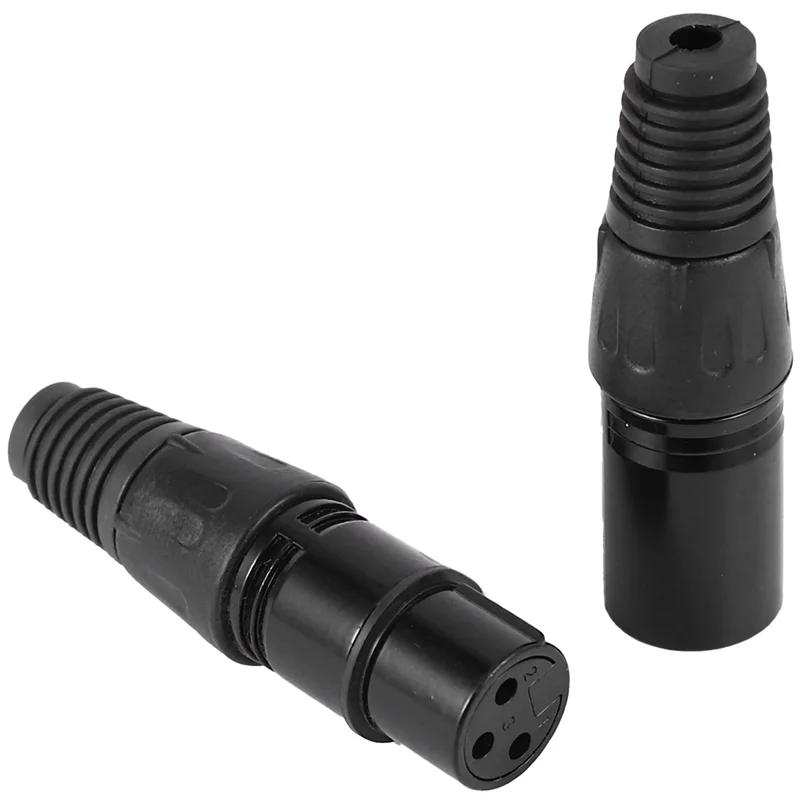 

CEA 80Pcs 3Pin Xlr Male To Female Microphone Extension Cable Microphone Cables Plug Audio Socket Mic Audio Connector Adapter