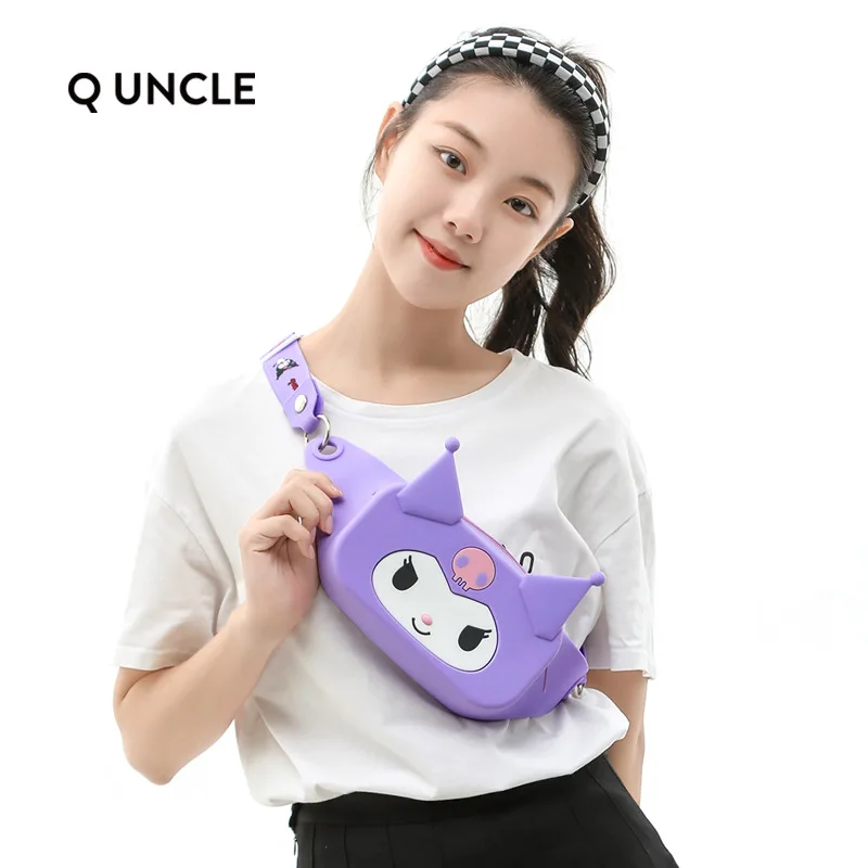 

Sanrio сумка Monet садовая силиконовая сумка модная универсальная Kuromi Милая Нефритовая сумка Guigou через плечо Женская Стандартная