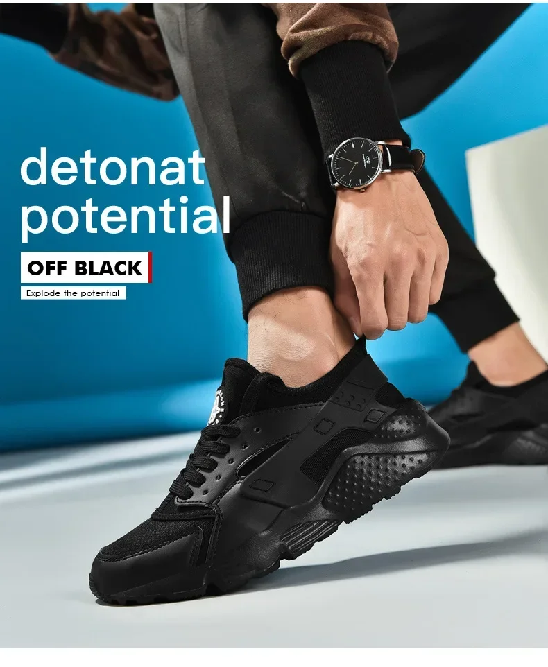 Sommerliche Herren-Freizeitschuhe mit atmungsaktiver Mesh-Oberfläche, leichtem, weichem Boden und trendigem Design – Lauf- und Sportschuhe für Herren aus China – Detail 7