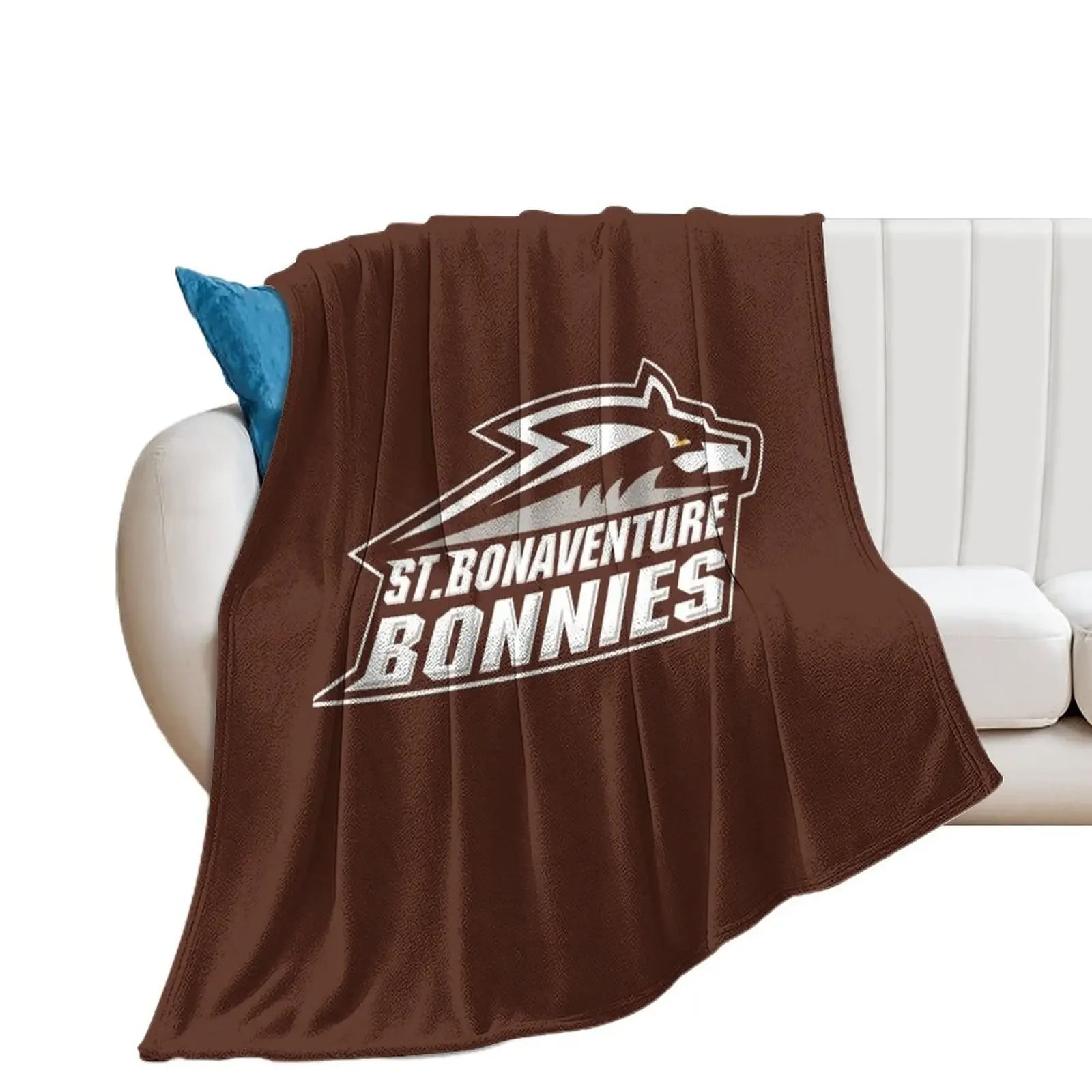 

St. Bonaventure Bonnies Throw Blanket Luxury Furry Blankets