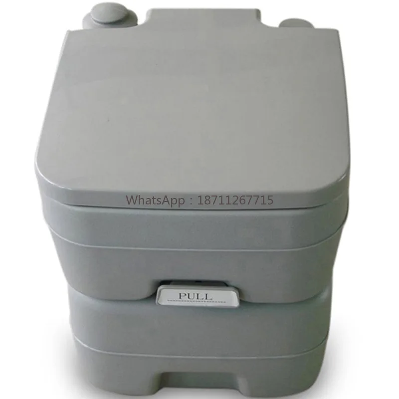 20L Portable Flushing Toilet, Indoor Vehicle Mounted Toilet for Elderly & Pregnant, Outdoor Camping Portable Potty