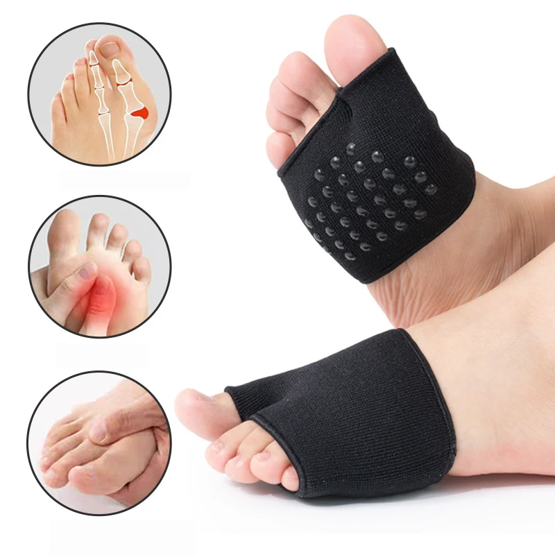 Anti Slip Forefoot Pad For Men And Women Thickened Half Size Pad High Heels Soft Forefoot Insole Pain Relief Shock Absorption