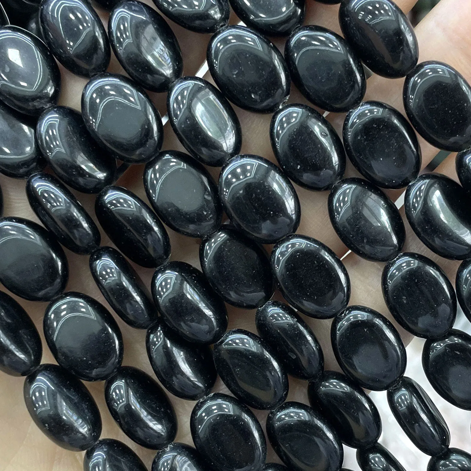 10X14MM Naturstein ovale Form Achat Quarz Türkis Spacer Perlen DIY für Schmuckherstellung Armband Halskette Zubehör – Detail 11