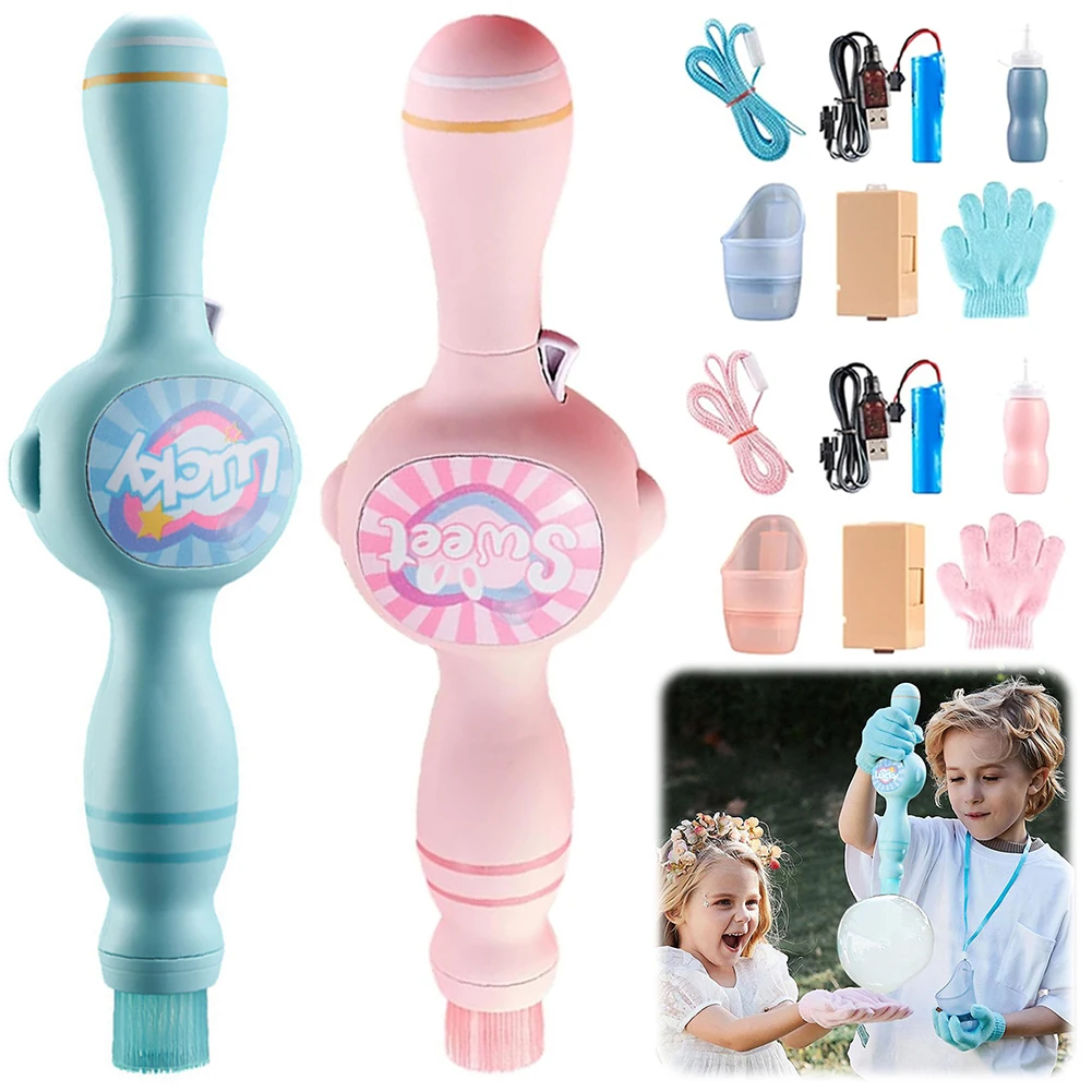 Elastische Bubble Fog Bubble Machines met elastisch rookeffect Magische interactieve mistbellenmachines voor feestjes