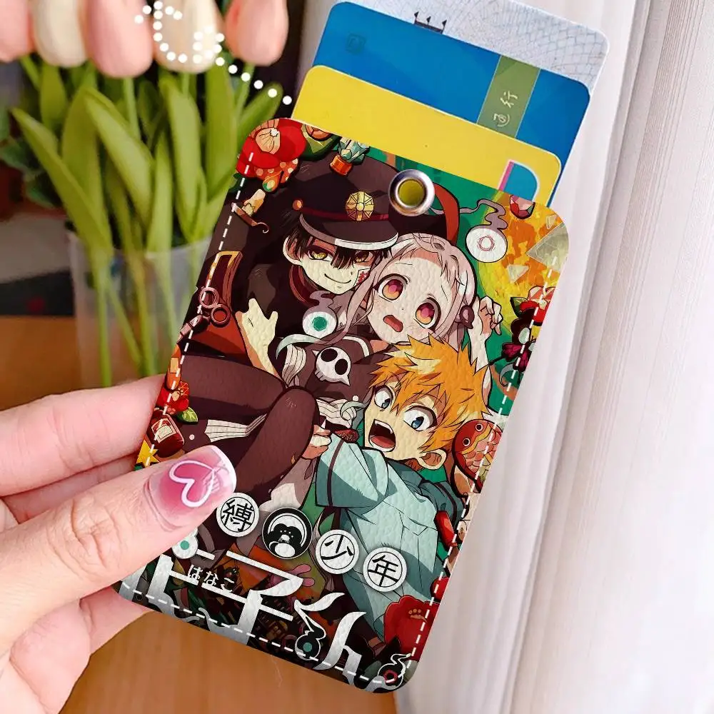 Toilet-Bound Hanako-kun Badge Holder Keychain For Bank Business Work Card Holder Student Card Protective Case Bus Card