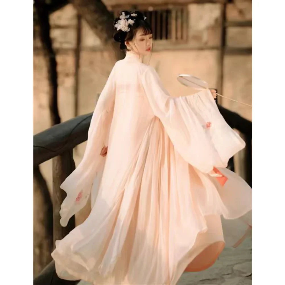 بدلة تانغ كلاسيكية لعام 2025 أزياء الأميرة النبيلة للرقص الشعبي زي صيني تقليدي قديم فساتين هانفو الصينية للنساء