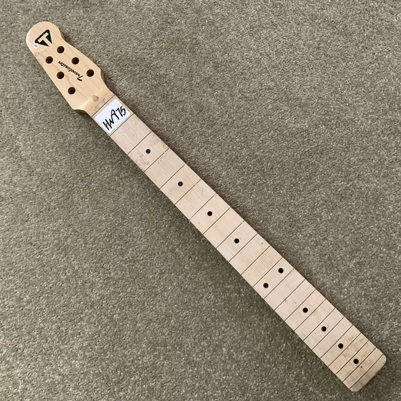 

HN975 Unfinished Electric Guitar Neck Maple+Maple Traveler Genuine and Original for DIY Replace No Frets No Paints OEM Order