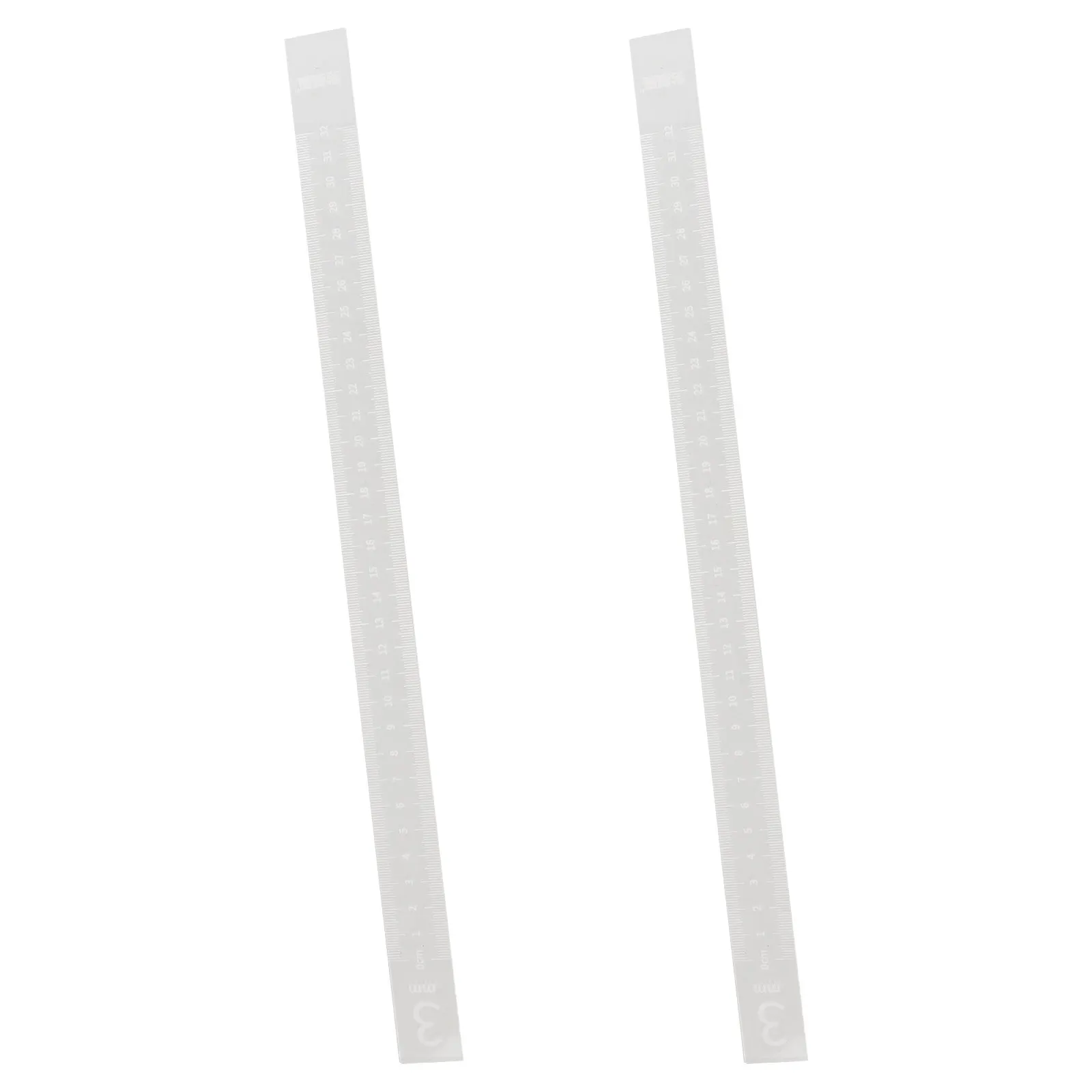2Pcs Cookie Balance Ruler Set Dough Rolling Thickness Guide for Baking Cookies Fondant Pie Crust Pastry Pizza Lasagna Sheets