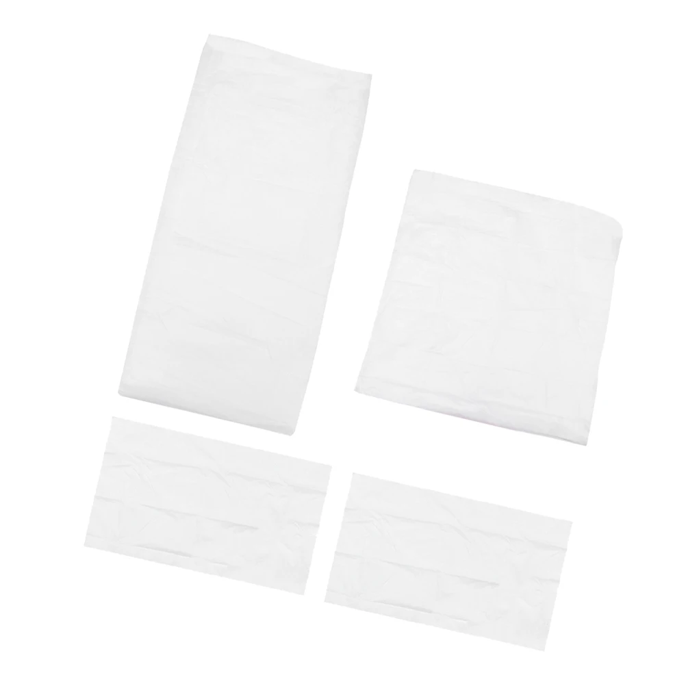 

1 Set 4Pcs Disposable Bed Sheet Set and Quilt Cover Pillowslip Nonwovens Bed Hotel Accommodation Use (White 1.8M)