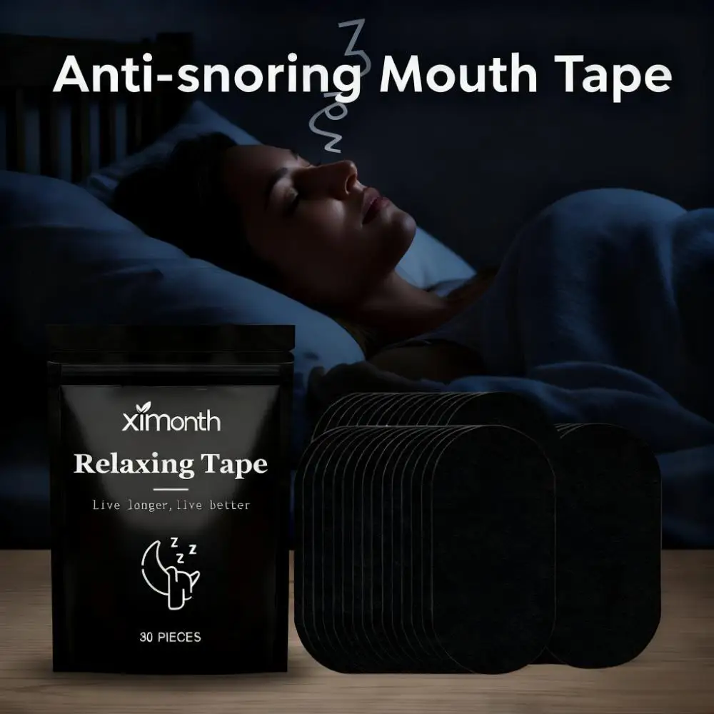 مكافحة الشخير بقع اغلاق الفم تقليل البكتيريا عن طريق الفم منع الحلق الجاف تحسين الشخير ملصقات تعزيز النوم العميق الفم الشريط #1