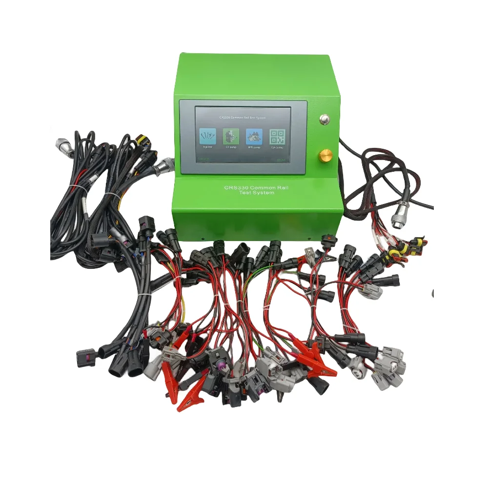 

CRS330 Common Rail Injector Diesel Pump HP0 Pump QR Coding Test System Simulator Tester Testing 6 Injectors Same Time