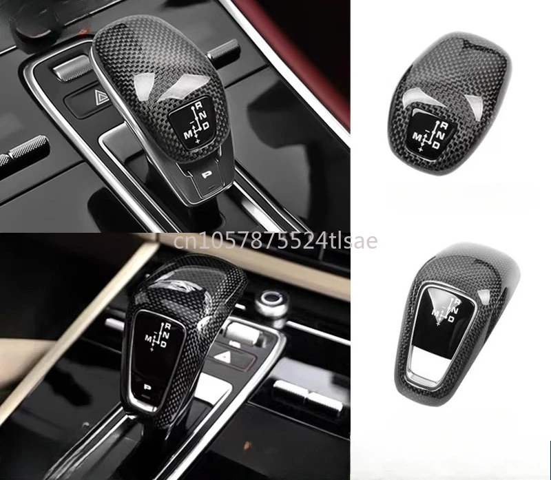 

Замена для Porsch 971 Panamera (2017-2023) и Cayenne (2018-2023) крышка ручки переключения передач из настоящего углеродного волокна