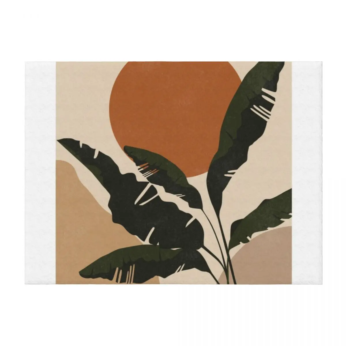 

Banana Leaf Throw Blanket Personalized Gift Luxury Thicken Plush Decorative Sofa Blankets