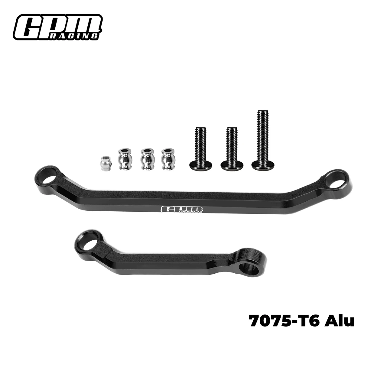 GPM 7075 Alloy Tie Rod Link & Drag Link Set AXIAL 1/30 SCX30 Ford Bronco Jeep
