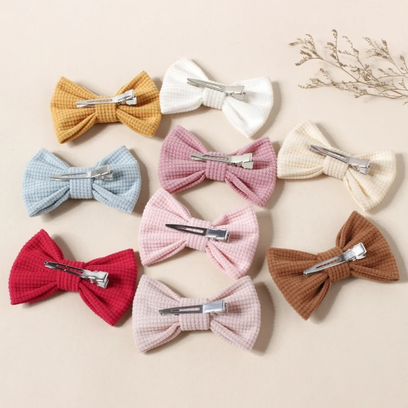 L5YF Plaids Muster Haarnadel Haar Clips Haar Bowknot Hairgrip für Mädchen Kinder Headwear Kopfschmuck Barrettes Haar Zubehör