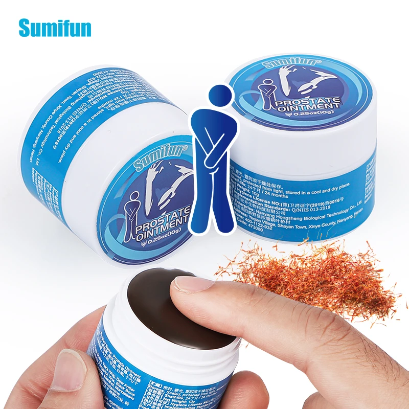 

1Pc Sumifun Prostate Treatment Cream Men Prostatic Navel Cream Strengthen Kidney Herbs Medical Ointment Urological Care 10G