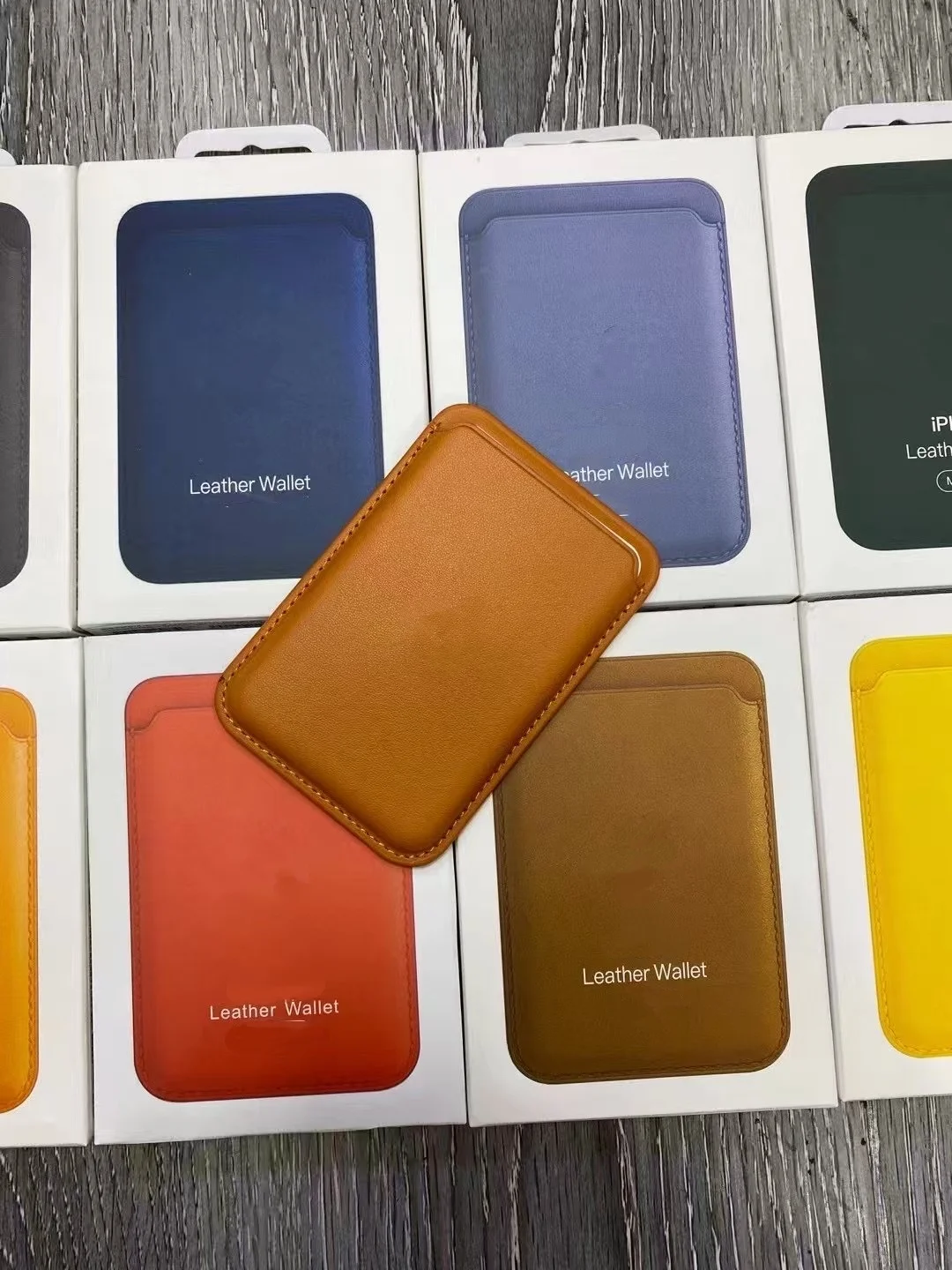 Mobile phone Leather Wallet Case For iPhone 18 17 16 14 13 Card Holder with 17 Pro Max MagSafe Magnet Wallet Leather Compatible