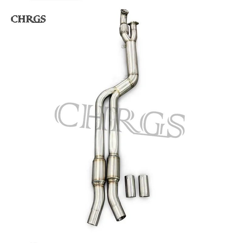 

Mid pipe For BMW G80 M3 G82 M4 Stainless steel Center Pipe Extended Bracket Middle Pipe Stainless Steel Exhaust Pipes Car Exhaus