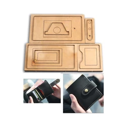 DIY leather craft women cardholder wallet die cutting  knife mold metal hollowed punch tool blade 9x11x2cm