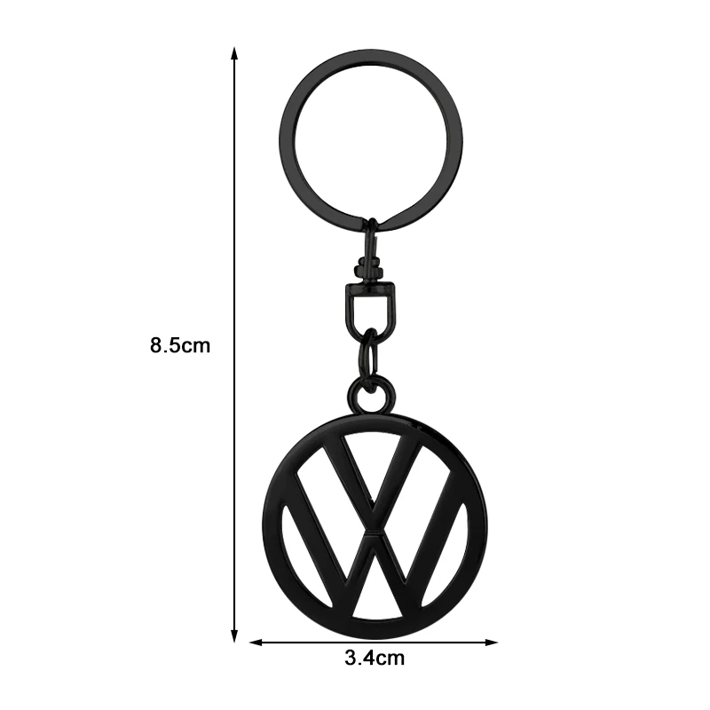 Auto schlüssel bund abzeichen schlüssel anhänger ringe metall autozubehör für volkswagen jetta mk5 mk6 golf-4 5 6 7 passat 3b 7 601 171 b5 b6 b7