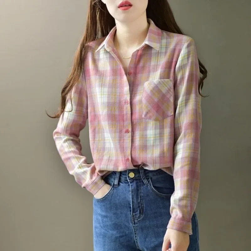 

Shirts & Blouses for Women Simple Pink Woman Top Loose Xl New 2024 Tall Clothing Trend Y2k Fashion Elegant Luxury High Quality M