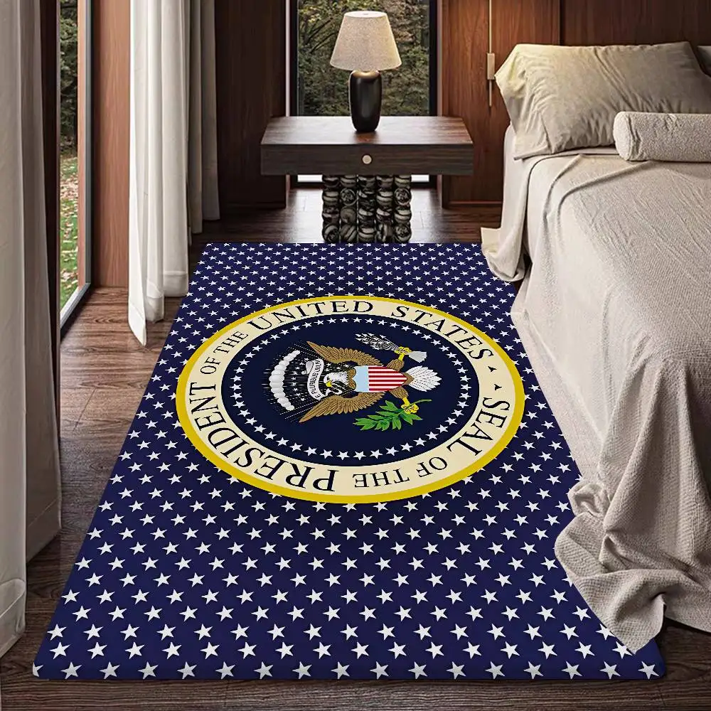 S-Seal of The P-President Floor Carpet Kids Room Bedroom Decoration Balcony Anti-Slip Doormat Living Room Hotel Decor Mat