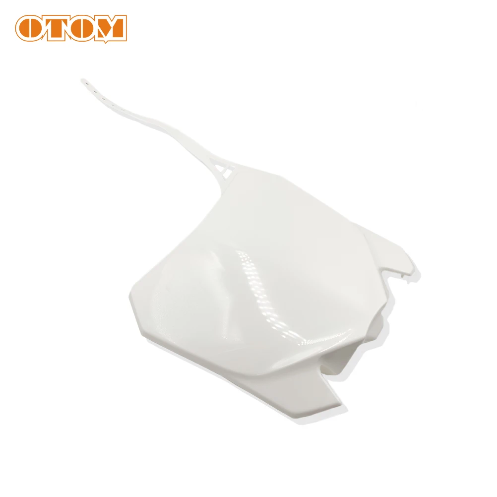 OTOM Front Plastic Number Plate Fender Cover Fairing For HONDA CRF250R 2014-2017 CRF450R 2013-2016 Dirt Bike Enduro Accessories