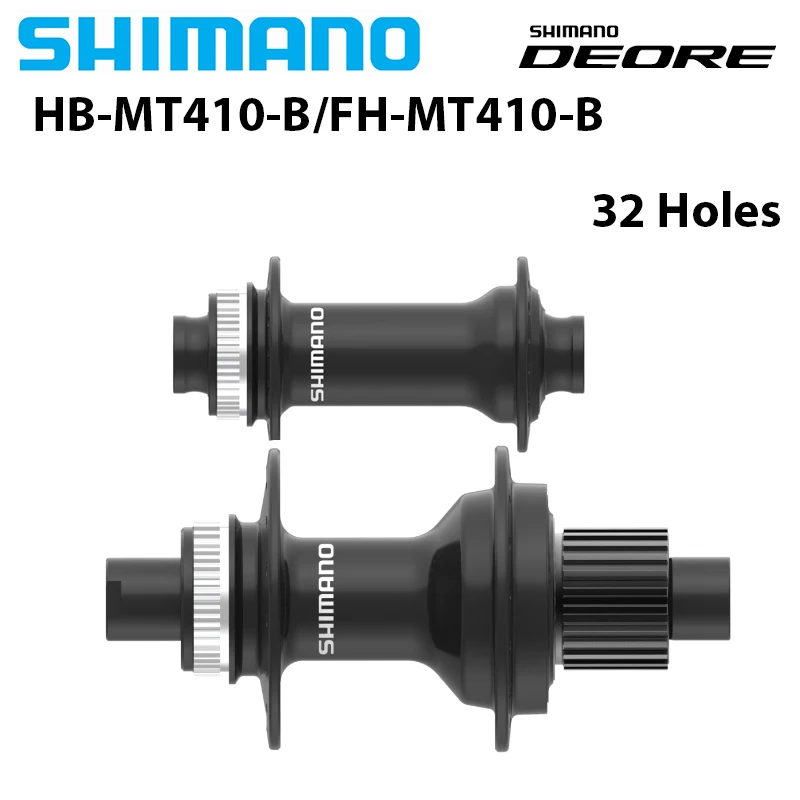 SHIMANO DEORE MT410 Rear FREEHUB 12Speed FH-MT410-B 148x12MM MICRO SPLINE CENTER LOCK Disc Brake Front Hub 110x15MM E-THRU Axle