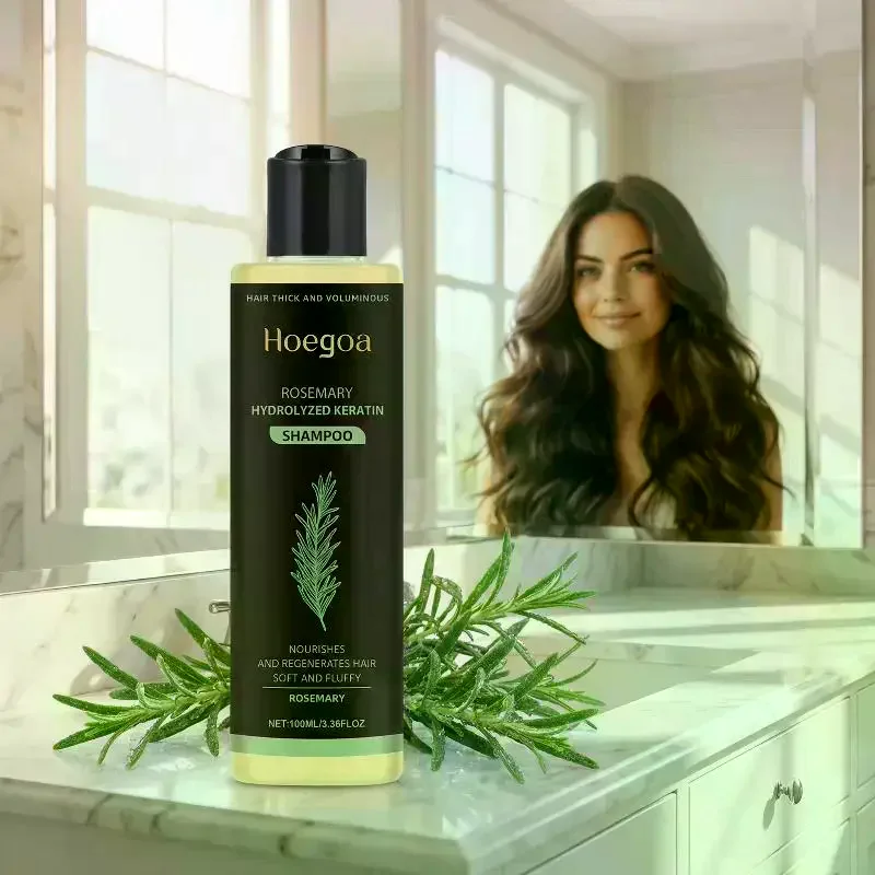 Natural Thickening Rosemary Mint Shampoo Herbal Cleanser for Oily Scalp Hair Repair and Strength Volume for Daily Use