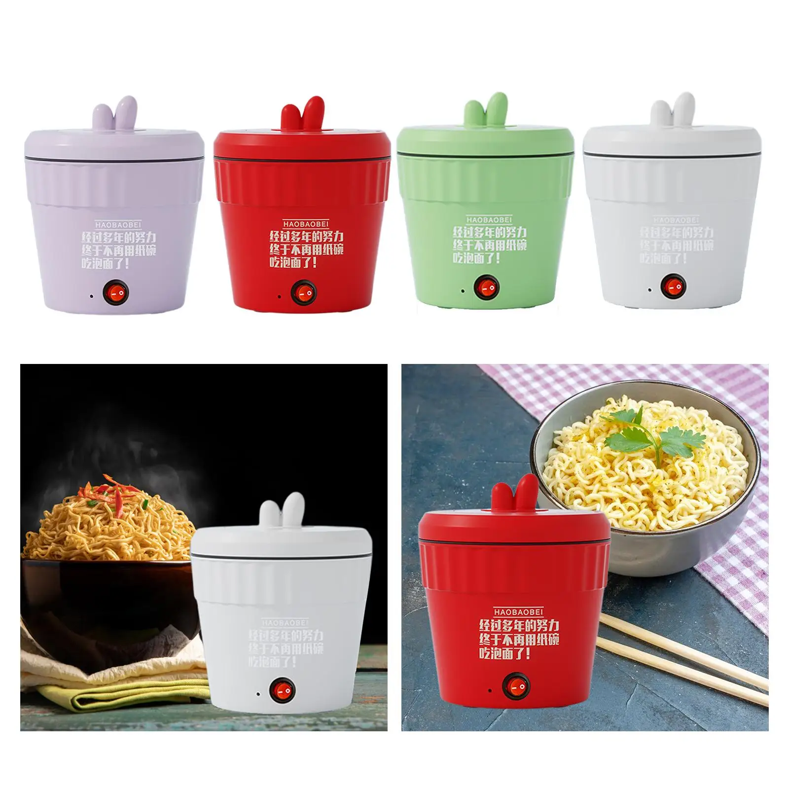 สแตนเลสก๋วยเตี๋ยวหม้อหุงข้าวผู้ถือโทรศัพท์ Designs ซุป Steamer 1.6L ทําอาหารหม้อสําหรับพาสต้าโจ๊กก๋วยเตี๋ยว Ramen