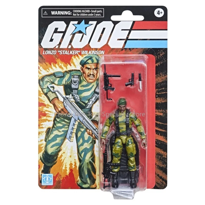 G.I. Joe GI JOE Retro Hanging Card 3.75-inch Action Figure COBRA COMMANDER DUKE LADY JAVE COBRA TROOPER Trendy Toys Holiday Gift