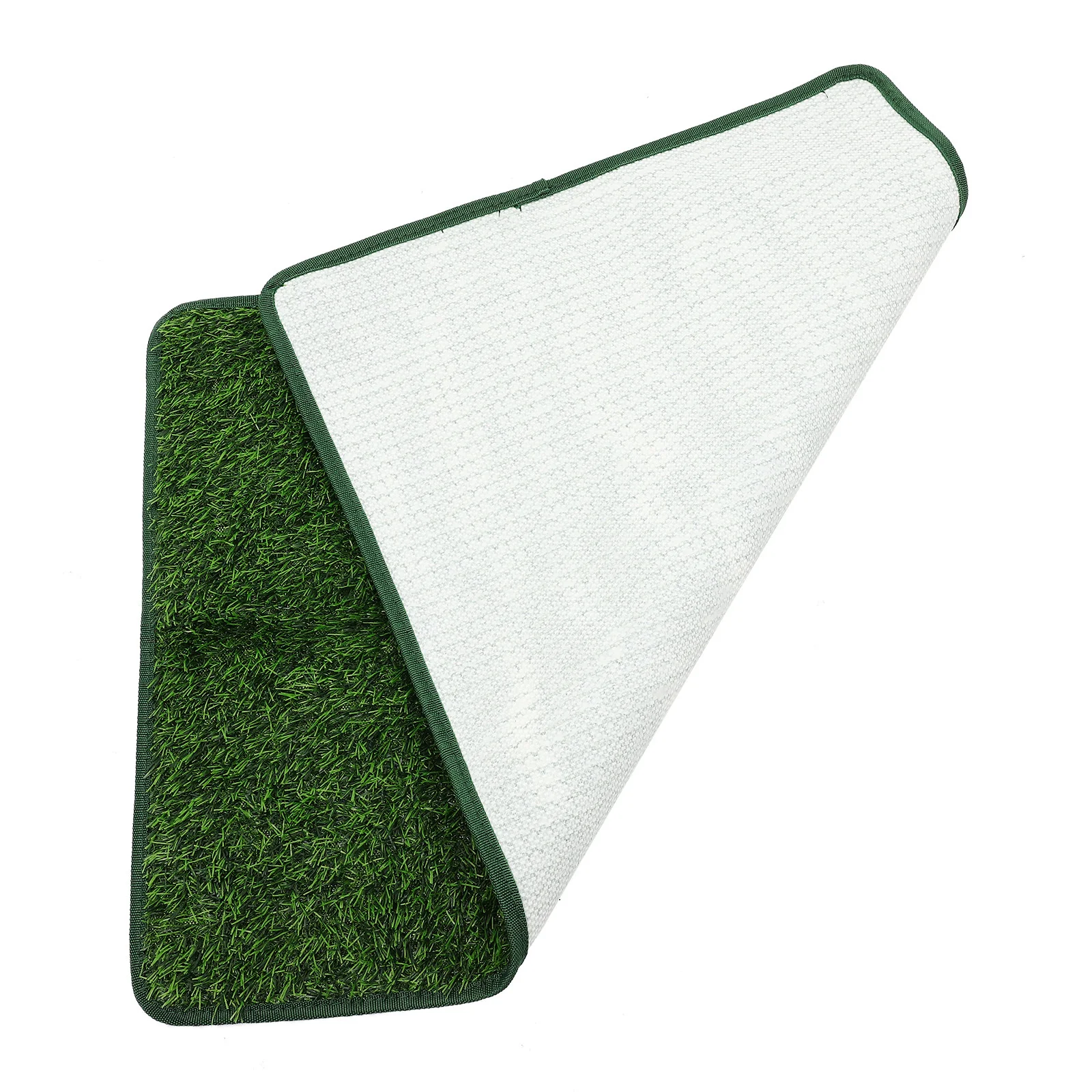 

Pet Pee Mat with Vivid Fake Grass Design Ideal for Cage Car Room Use Replaceable Easy Clean Delicate Grass Pad for Pets House