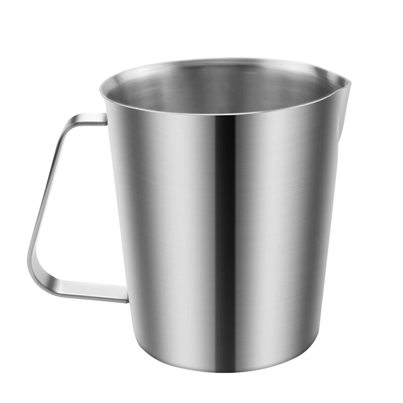 

Stainless Steel Measuring Cup With Handle And Pour Lip, With Oz And ML Marking, 16OZ/500ML