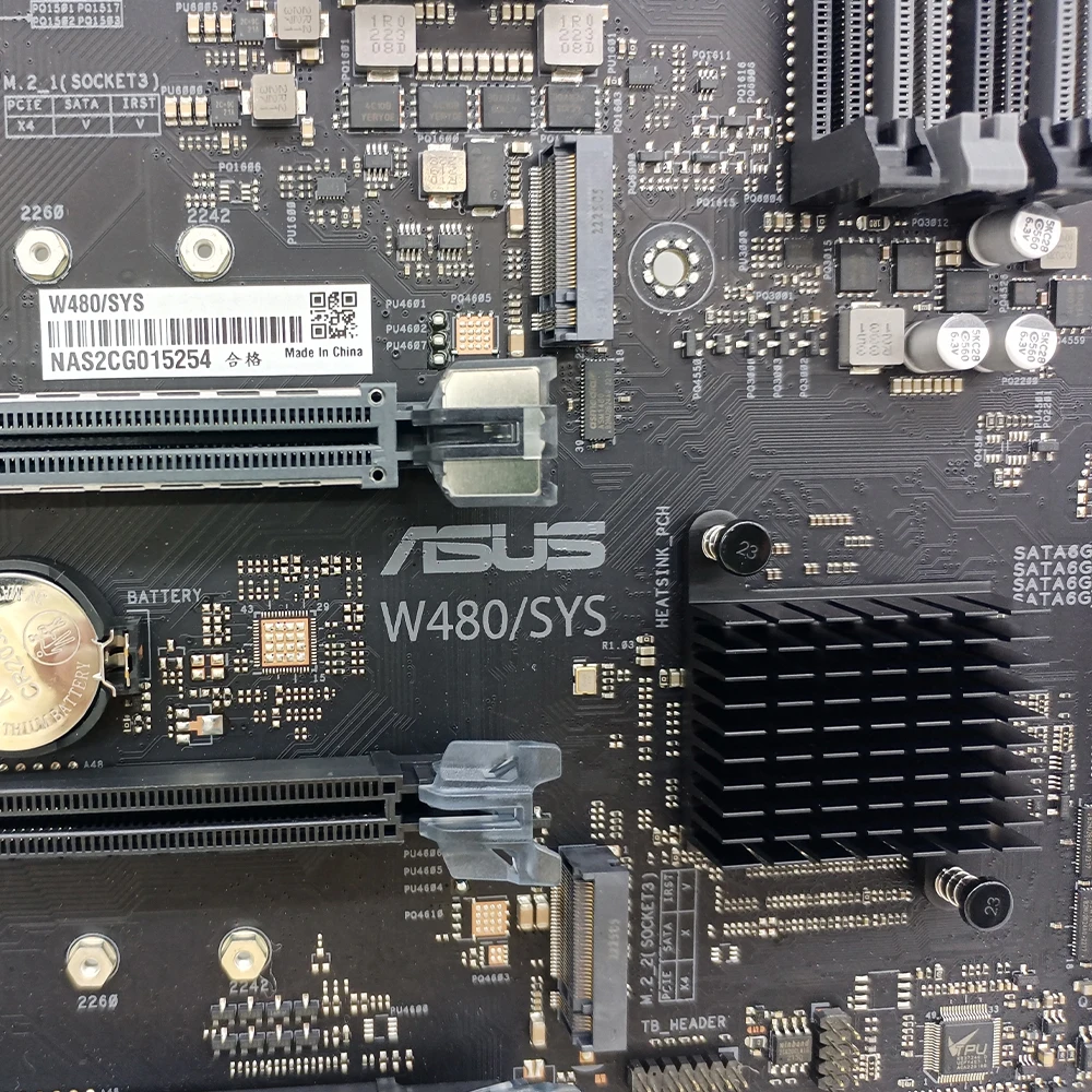 ASUS W480 motherboard W480/SYS Intel W480 LGA 1200 DDR4-2933 ECC Dual M.2 support i3-1030 10325 10400F 11400 11700 11900K ATX