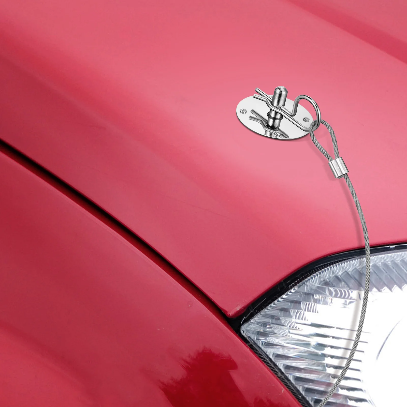 

1 Set Car Kit Locking Pins Quick Latch Pins Car Latches Vehicle Hood Pin Set Strong Metal Stable Fixation Sleek Design Truck
