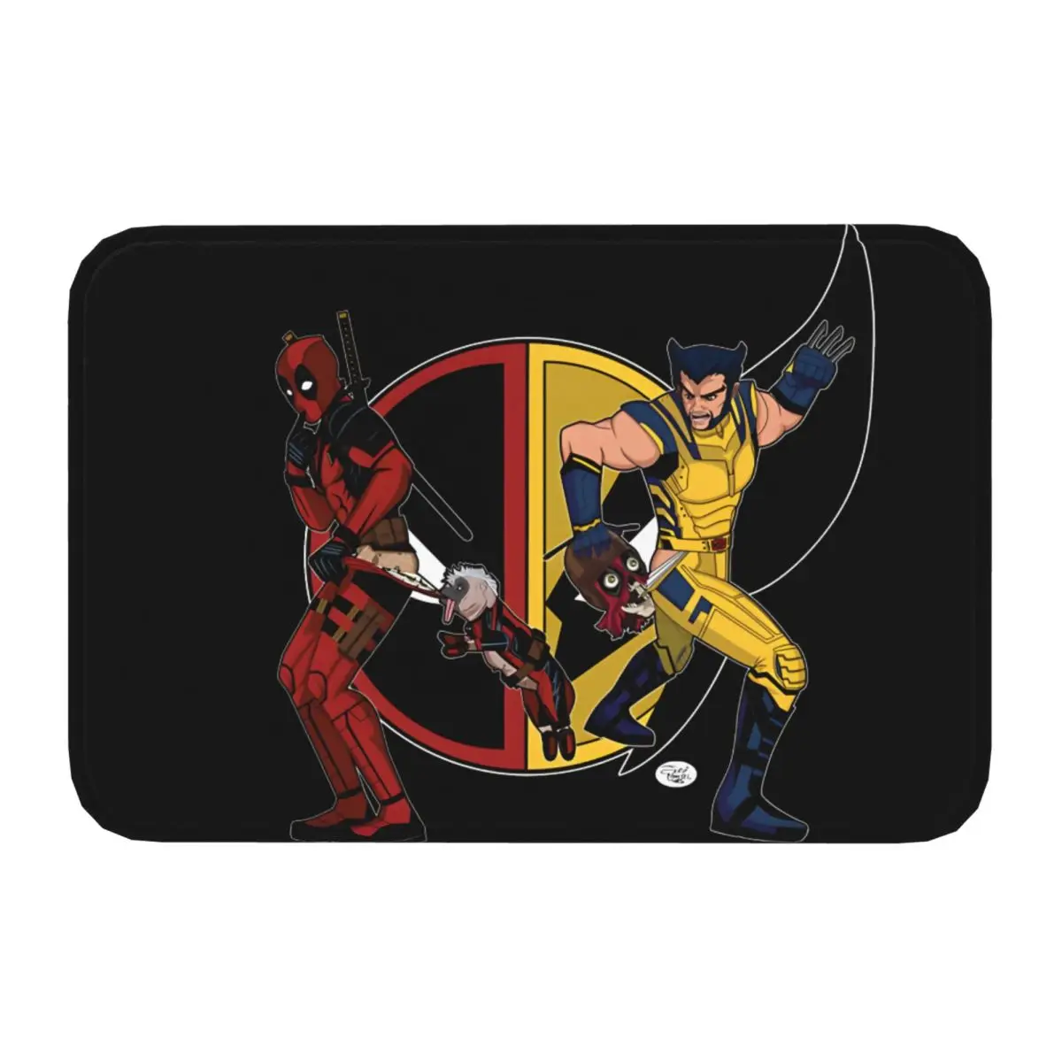 Deadpool & Wolverine Non-slip Doormat 2024 MARVEL Latest Movie Living Room Kitchen Mat Welcome Carpet Indoor Pattern Decor