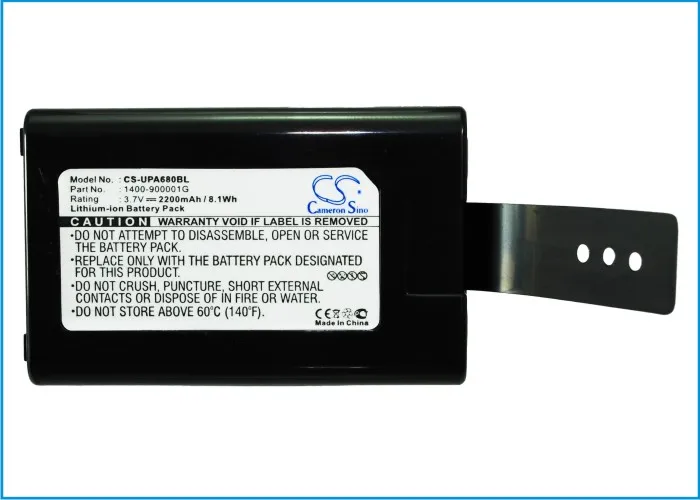 

Barcode Scanner Battery For Unitech HT680,HT682,PA690,PA692-9261UMDG, 1400-900001G, 1400-900005G, 1400-910005G, 1400-910006G