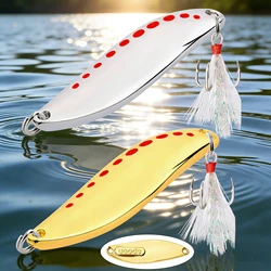 Metal Vib Leech Spinners Spoon Lures 2.5g 5g 7.5g 10g 15g 20g 25g 30g Artificial Bait Lure Fishing Tackle for Bass Pike Perch