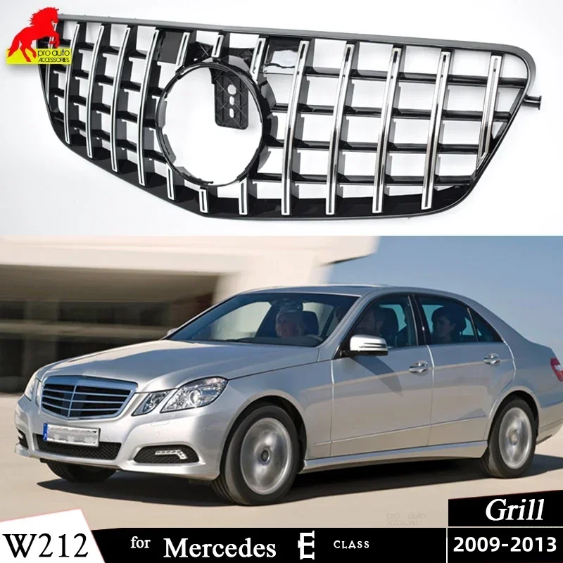 

W212 Решетка переднего бампера Panamericana GT Style для Mercedes 2009-2013 E Class W212 Sedan S212 Estate Car Grills