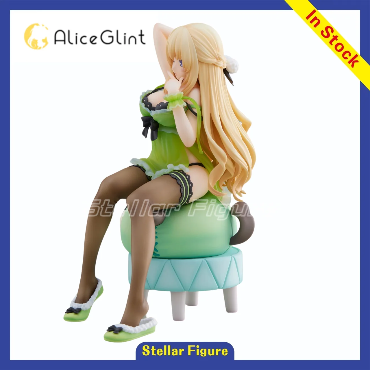 

【SF】Available in Stock Alice Glint Broccoli Super Dimension Game Neptune Belle Get Up 1/8 Scale Figures Model Anime