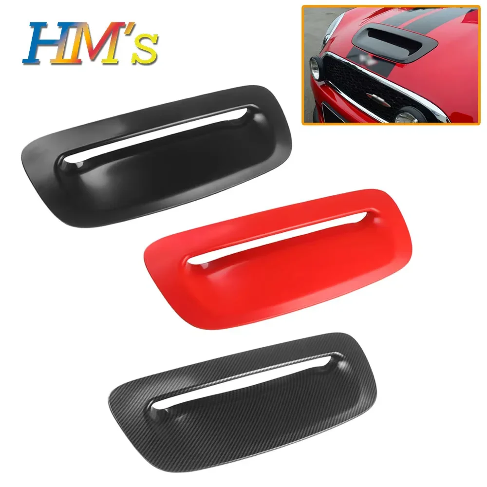 Front air cowl engine hood decoration upper exhaust gloss vent frame For Mini Cooper S JCW Countryman R56 R55 R57 R58 R59