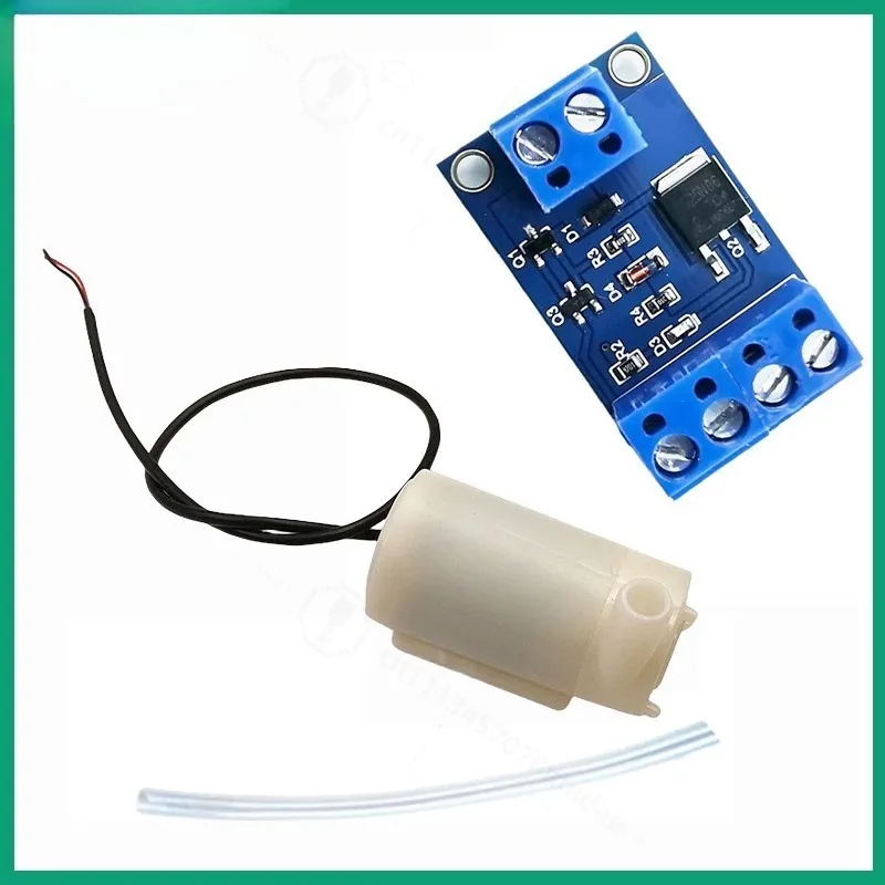 DC5V Mini Water Pump, Horizontal DC Motor Pump for Arduino 51 MCU, Automatic Watering Irrigation DIY Project Kit